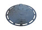 EN124 Standard Cast Iron Manhole Cover Square And Round Type Anti Impact
